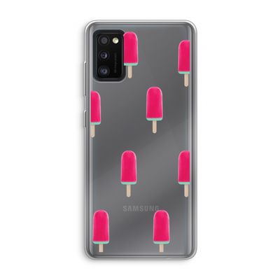 Waterijsje: Samsung Galaxy A41 Transparant Hoesje