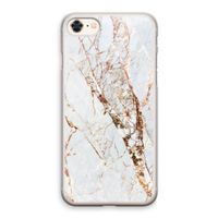 Goud marmer: iPhone 8 Transparant Hoesje