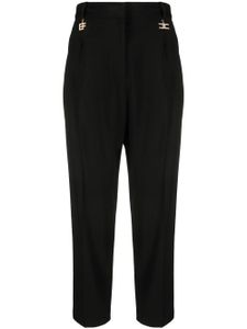 Elisabetta Franchi pantalon fuselé à ornements en cristal - Noir