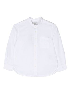 Woolrich Kids chemise à manches longues - Blanc