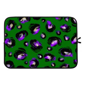 Green Cheetah: Laptop sleeve 13 inch