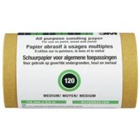 3M aluminium oxide schuurrol medium - P120 - 115mmx2.5m - 911525CL120