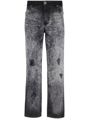 Balmain jean à coupe droite - Noir