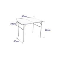 Vouwtafel Marbueno Wit 90 x 70 x 60 cm