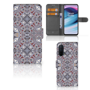 OnePlus Nord CE 5G Bookcase Flower Tiles