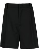 Valentino Garavani short de sport à taille haute - Noir