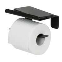 Tiger Colar toiletrolhouder met planchet zwart