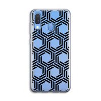 Geometrisch patroon: Samsung Galaxy A40 Transparant Hoesje