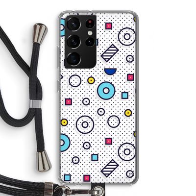 8-bit N°9: Samsung Galaxy S21 Ultra Transparant Hoesje met koord