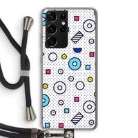 8-bit N°9: Samsung Galaxy S21 Ultra Transparant Hoesje met koord