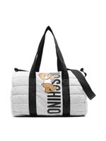 Moschino Kids sac à langer à imprimé Teddy Bear - Gris