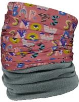 Barts Multi Col Polar Bandana Met Fleece Snow (roze) Roze