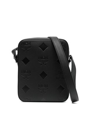 MCM mini sac à bandoulière Klassic en cuir - Noir