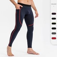 Voor heren Compressiebroek Strakke hardloopbroek met telefoonzak Basislaag Buiten Sportief Sportkleding Zomer Spandex Ademend Sneldrogend Vochtregelerend Zacht Krachtflex Fitness Sportschooltraining Lightinthebox