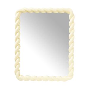 Spiegel twist - geel - 53x43 cm