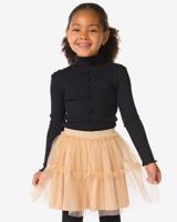 HEMA Kindertop rib glitter zwart (zwart)