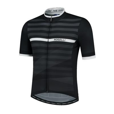Rogelli Stripe Korte M. Fietsshirt Heren S
