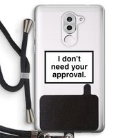 Don't need approval: Honor 6X Transparant Hoesje met koord