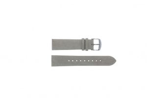 Timex horlogeband T2N795 Leder Grijs 20mm