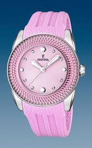 Horlogeband Festina F16591-3 Silicoon Roze 24mm