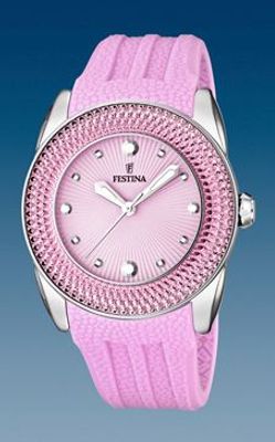 Horlogeband Festina F16591-3 Silicoon Roze 24mm