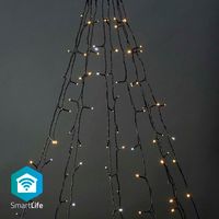 SmartLife Decoratieve LED | Wi-Fi | Warm tot koel wit | 200 LED&apos;s | 10 x 2 m | Android / IOS