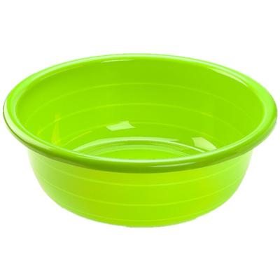 Plasticforte Teiltje - 2x - 20 liter - rond - groen - afwasbak - 49 x 17 cm