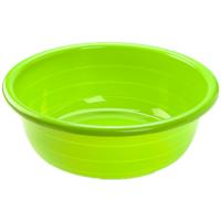 Plasticforte Teiltje - 2x - 20 liter - rond - groen - afwasbak - 49 x 17 cm