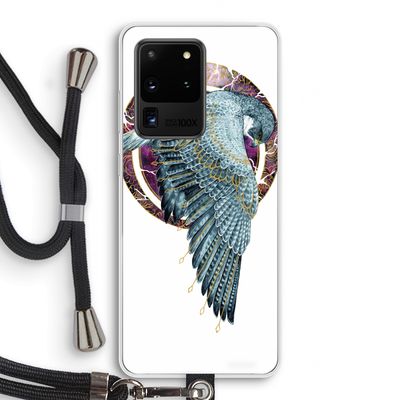 Golden Falcon: Samsung Galaxy S20 Ultra Transparant Hoesje met koord