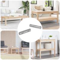 VidaXL Moer 2 pcs verzinkt 60 x 12 mm ijzer