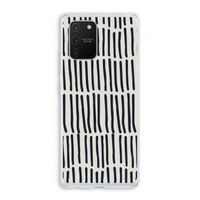 Moroccan stripes: Samsung Galaxy S10 Lite Transparant Hoesje