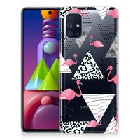 Samsung Galaxy M51 TPU Hoesje Flamingo Triangle