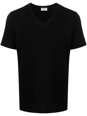 Filippa K t-shirt en coton biologique à col v - Noir