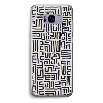 Moroccan Print: Samsung Galaxy S8 Plus Transparant Hoesje
