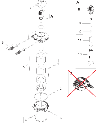 Philips vervanglamp UVC 7W
