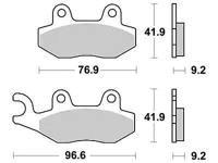 TRW remblokken "mcb 689" brake pad mcb 689 organic standard