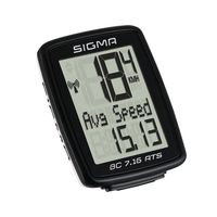 Sigma Sport BC 7.16 ATS Draadloze fietscomputer Zwart - thumbnail