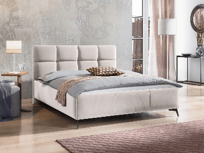 Bed met opbergruimte GISOLA 180x200 cm beige