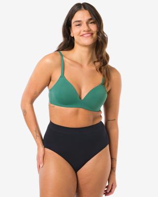 HEMA Dames tailleslip naadloos micro zwart (zwart)
