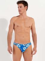 HOM - Swim Micro Briefs - Colibris - blauw, Maat:S