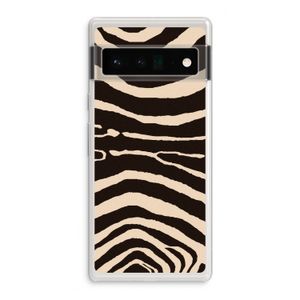 Arizona Zebra: Google Pixel 6 Pro Transparant Hoesje