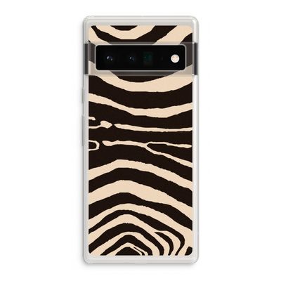 Arizona Zebra: Google Pixel 6 Pro Transparant Hoesje