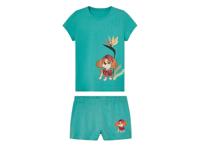 Korte kinder pyjama (Turquoise, 98/104)
