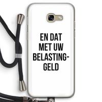 Belastinggeld: Samsung Galaxy A5 (2017) Transparant Hoesje met koord