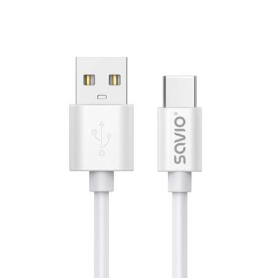 USB-kabel 2 m USB 2.0, USB A - USB C Wit SAVIO CL-168