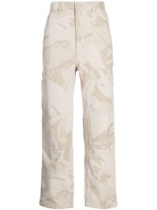 AAPE BY *A BATHING APE® jean droit John à motif camouflage - Marron