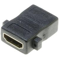 Lyndahl LKPA008 HDMI Adapter [1x HDMI-bus - 1x HDMI-bus] Zwart Vergulde steekcontacten - thumbnail