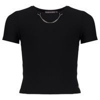 Frankie & Liberty Meisjes t-shirt - Mila - Zwart - thumbnail