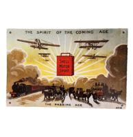 Shell Motor Spirit Reclame Emaille Bord - 38 x 25cm
