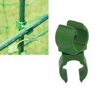 Roterende gesp tuinieren kunststof beugel ondersteuning universele buisklem kunststof gesp grootte: 8 mm diameter pijler (groen)
